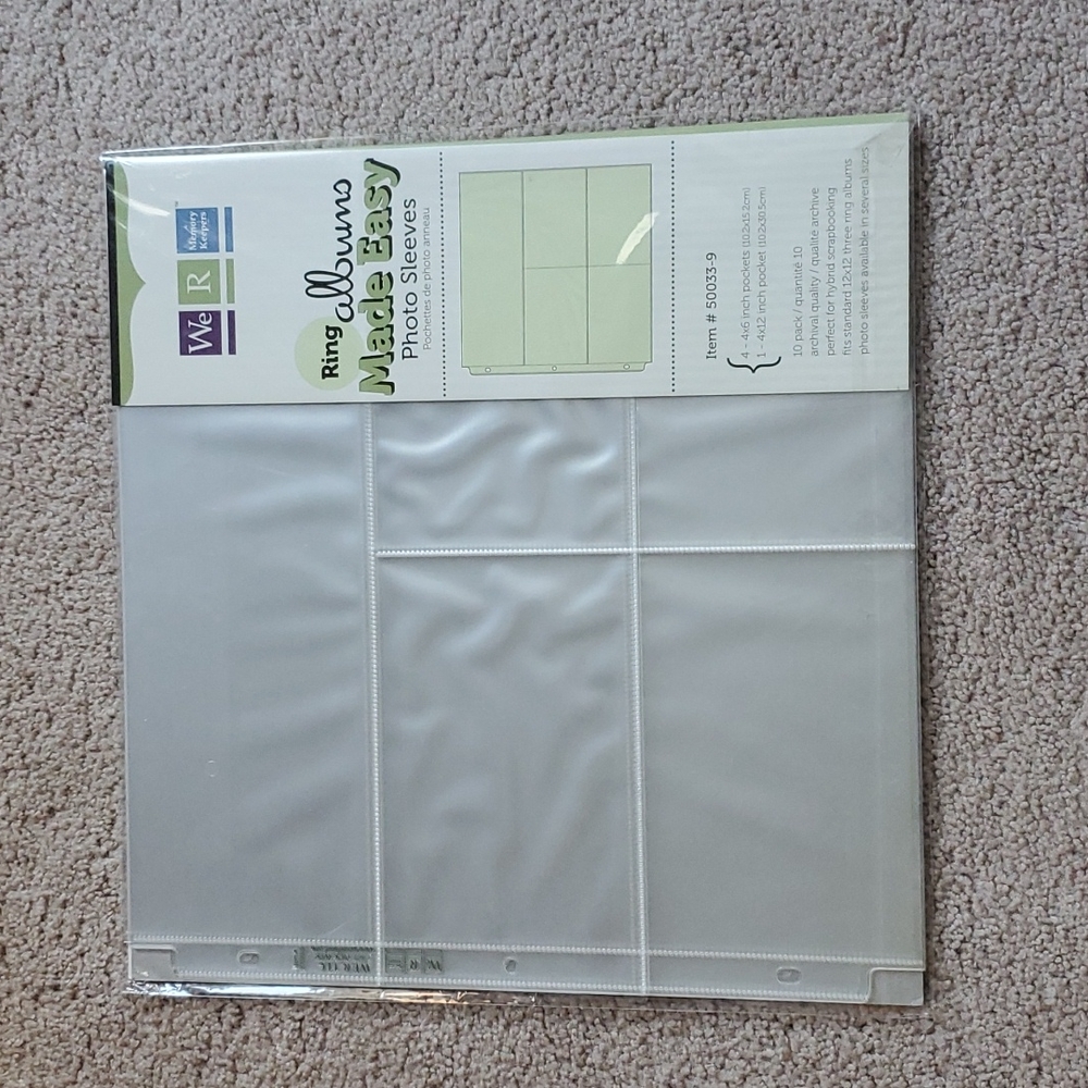 We R Memory Keepers Photo Sleeves